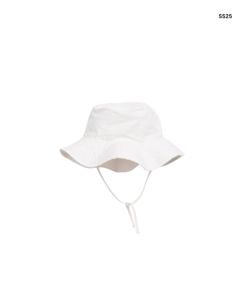 Cappello alla pescatora panna per bambina
