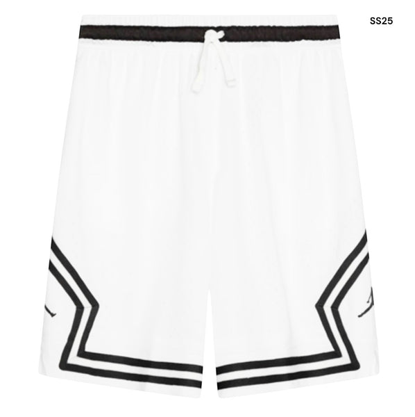 Bermuda in mesh bianco con logo per bambino