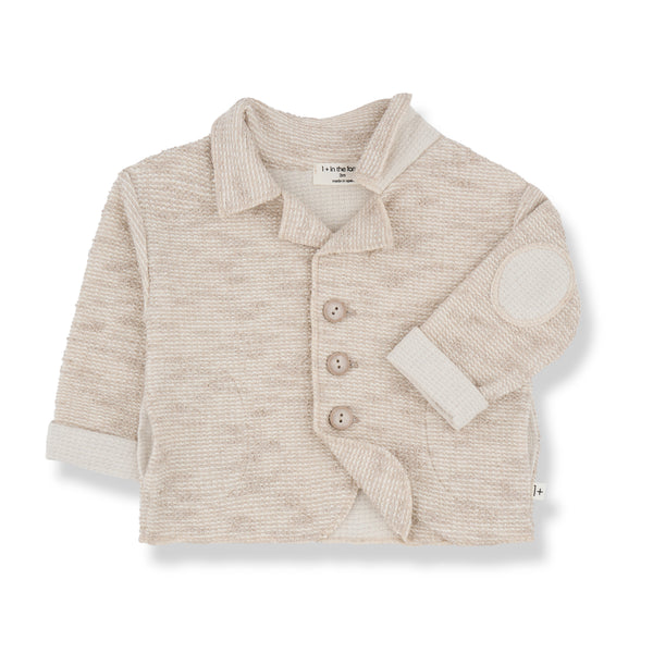 Giacca in maglia beige per neonato