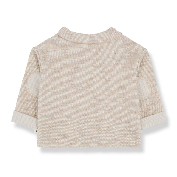 Giacca in maglia beige per neonato