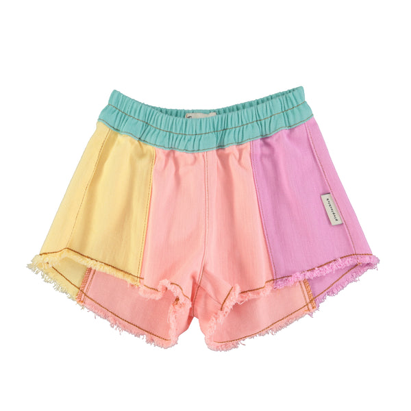 Short multicolor per neonata e bambina