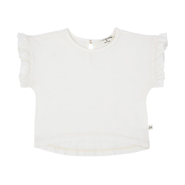 T-shirt panna per neonata 1+ more in the family CAMPANET OFF-WHITE 
