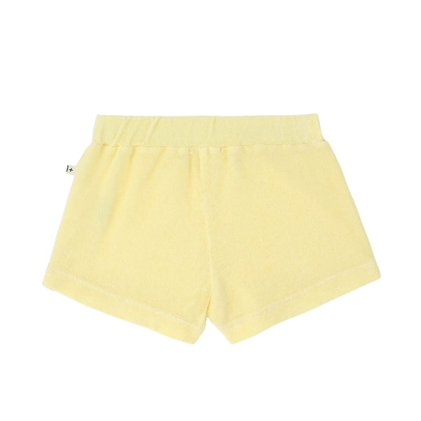 Shorts limone in spugna per neonata 1+ more in the family ESPORLES LEMON 