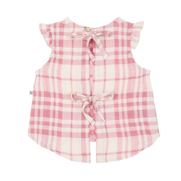 Camicia a scacchi rosa per neonata 1+ more in the family FERROSA STRAWBERRY 