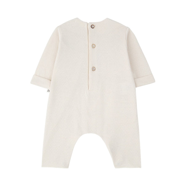 Tutina panna con per neonata 1+ more in the family MARGOT ECRU 