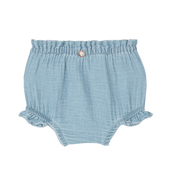 Culotte color denim per neonata 1+ more in the family MECENIA DENIM 
