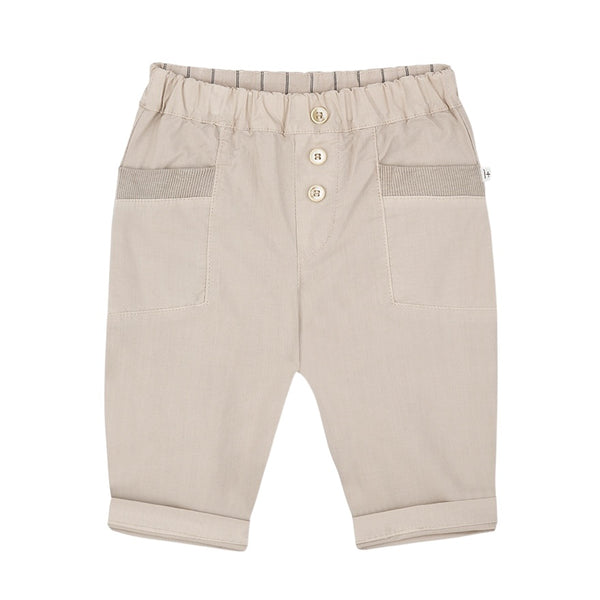Pantalone beige per neonato 1+ more in the family PORTBOU BEIGE 