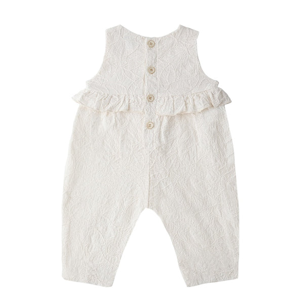 Tuta panna con ricami per neonata 1+ more in the family SIURANA OFF-WHITE 