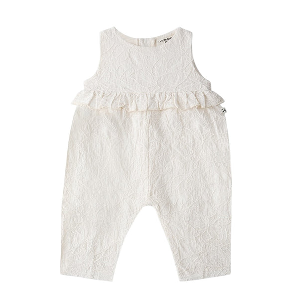 Tuta panna con ricami per neonata 1+ more in the family SIURANA OFF-WHITE 