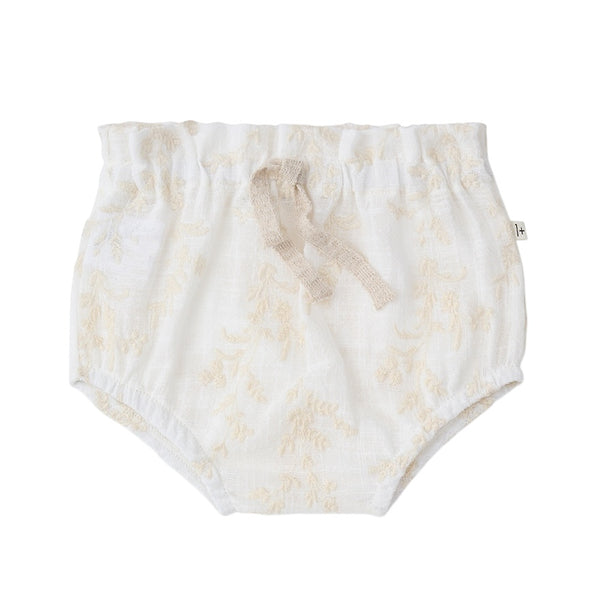 Culotte panna con ricami per neonata 1+ more in the family ULLA ECRU 