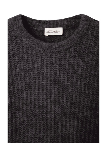 Maglione in lana per neonati e bambini American Vintage KEAST18A CHARCOAL MELANGE 
