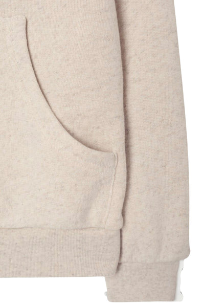 Felpa aperta écru mélange per neonati e bambini American Vintage KITO03B ECRU MELANGE 