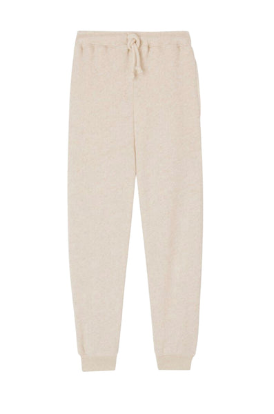 Pantalone in felpa écru mélange per neonati e bambini American Vintage KITO05A ECRU MELANGE 