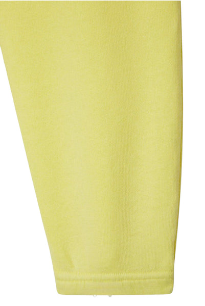 Pantalone in felpa giallo per neonati e bambini American Vintage KIZU05 CEDRAT 