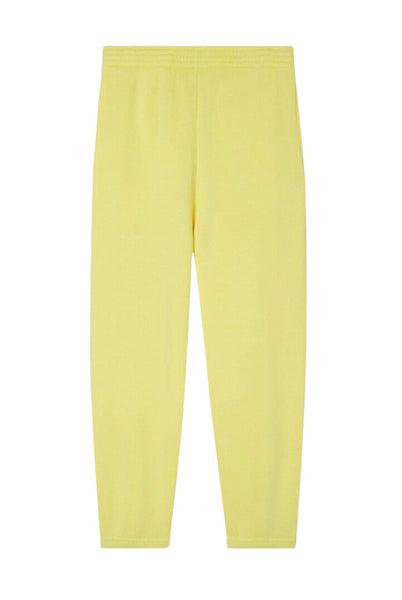 Pantalone in felpa giallo per neonati e bambini American Vintage KIZU05 CEDRAT 