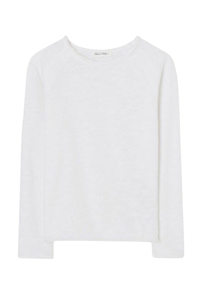 Maglia bianca per neonati e bambini American Vintage KSON02BG BLANC 