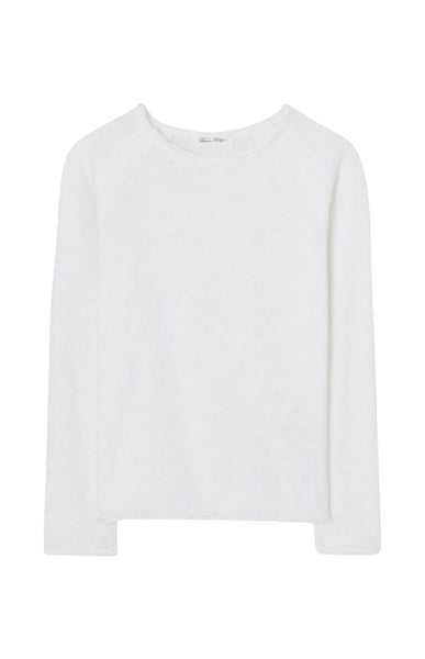 T-shirt bianca per bambini American Vintage KSON02B WHITE 