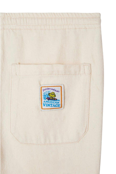 Pantalone sabbia per bambini American Vintage KTIR10A ECRU 