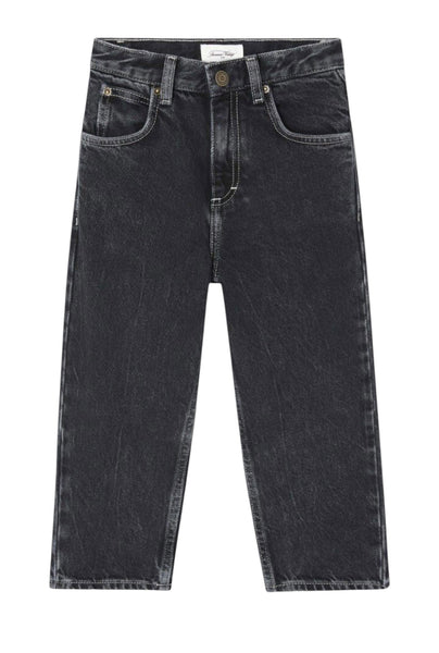 Jeans in denim nero per bambino American Vintage KYOP11C BLACK VINTAGE 