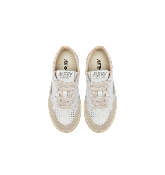 Sneakers in pelle e suede con dettaglio rasa per bambina Autry KULK FS05 