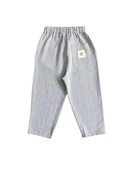 Pantalone a righe blu per neonatao e bambino Babe & Tess 04.618007 123 