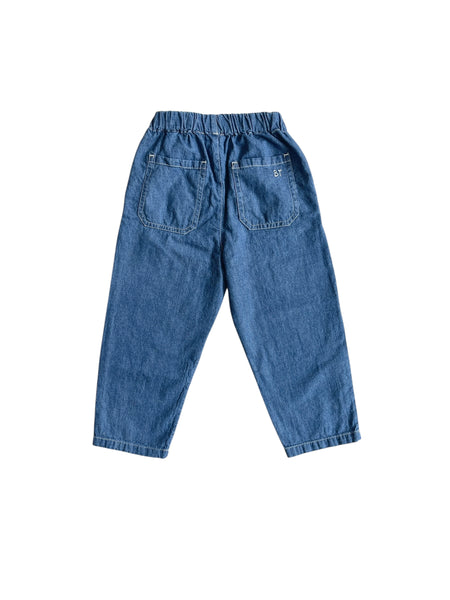 Jeans in denim blu per neonato e  bambino Babe & Tess 04.618081 315 