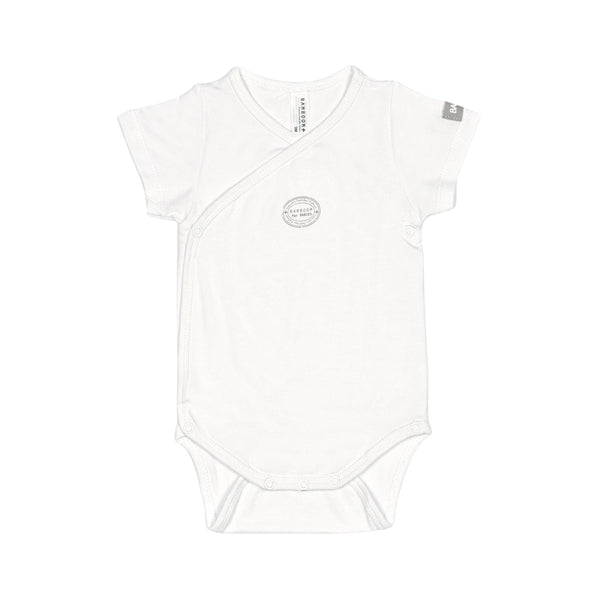 Body bianco per neonati Bamboom 104-054 BIANCO 