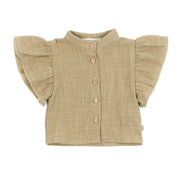Camicia sabbia per neonata Bamboom 1106TE00070 MUSTARD 
