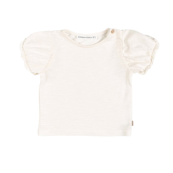T-shirt bianca per neonata Bamboom 1123TE00012 OFFWHITE 