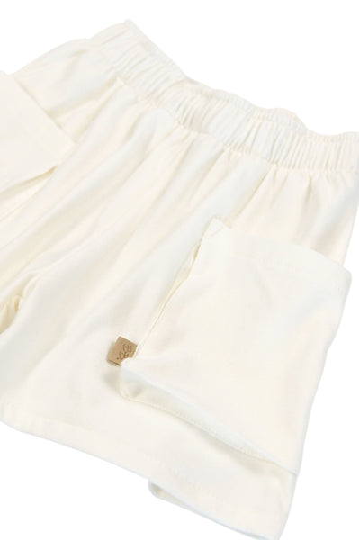 Bermuda bianco per neonato Bamboom 1137TE00066 OFFWHITE 