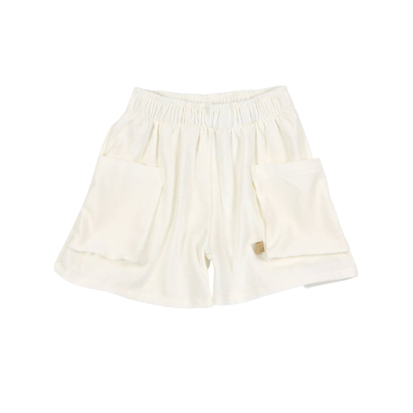 Bermuda bianco per neonato Bamboom 1137TE00066 OFFWHITE 