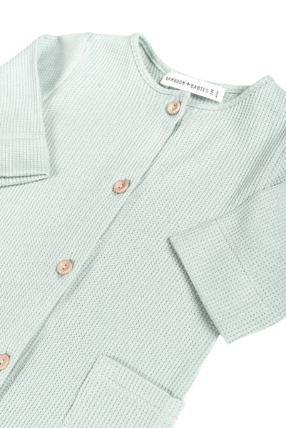 Tutina verde acqua per neontati Bamboom 1156TE00072 OCEAN BLU 