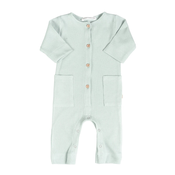 Tutina verde acqua per neontati Bamboom 1156TE00072 OCEAN BLU 
