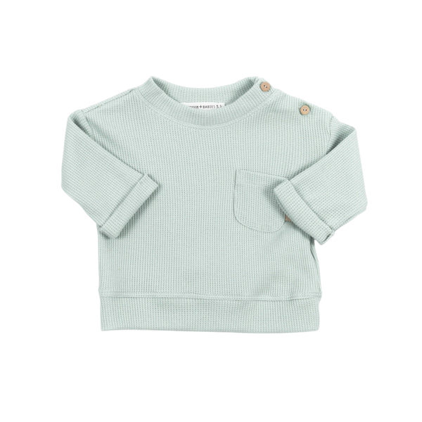 Maglia verde acqua per neonato Bamboom 1165TE00072 OCEAN BLU 