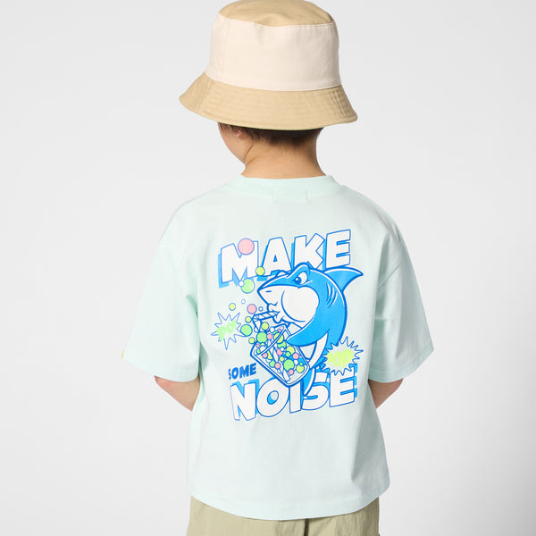 T-shirt verde acqua con stampa per neonato e bambino BILLIEBLUSH U21700 73A 