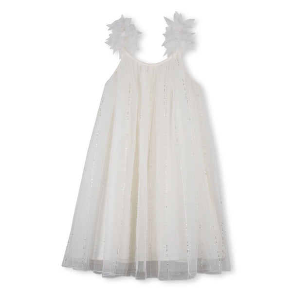 Abito in tulle bianco con applicazioni per bambina BILLIEBLUSH U21841 105 