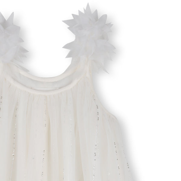 Abito in tulle bianco con applicazioni per bambina BILLIEBLUSH U21841 105 