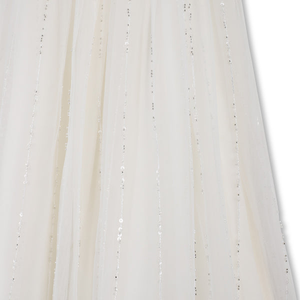 Abito in tulle bianco con applicazioni per bambina BILLIEBLUSH U21841 105 