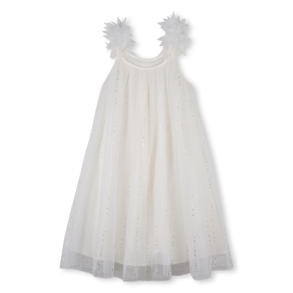 Abito in tulle bianco con applicazioni per bambina BILLIEBLUSH U21841 105 
