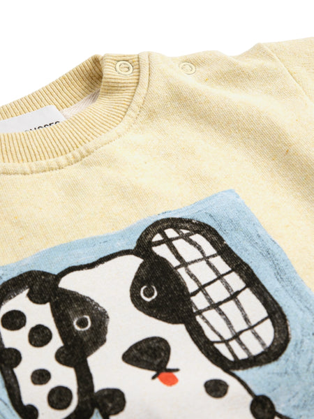Felpa gialla con stampa per neonati Bobo Choses B126AB033 UNI 