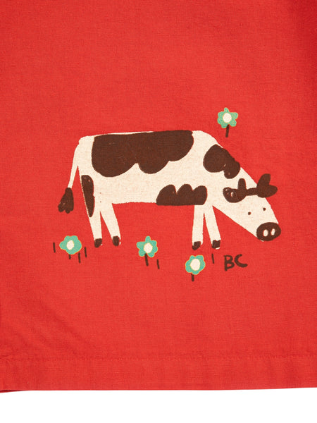 Camicia rossa con stampe per neonato e bambino Bobo Choses B126AC034 UNI 
