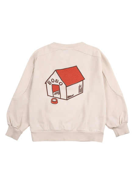 Felpa panna con stampa per neonato e bambino Bobo Choses B126AC048 UNI 