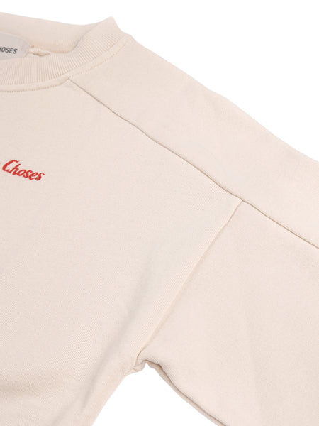 Felpa panna con stampa per neonato e bambino Bobo Choses B126AC048 UNI 