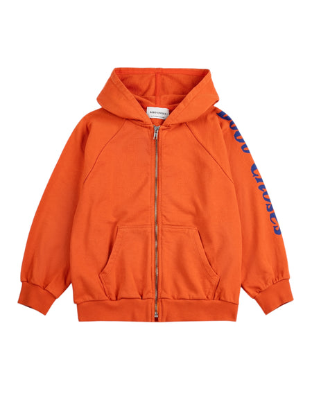 Felpa arancione con zip per neonati e bambini Bobo Choses B126AC053 UNI 