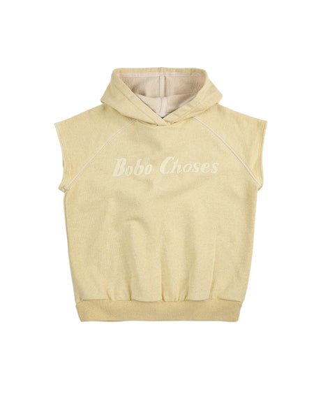 Felpa smanicata gialla con logo per neonati e bambini Bobo Choses B126AC055 UNI 