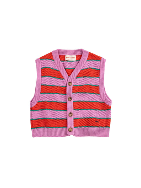 Maglia a righe multicolor per neonata e bambina Bobo Choses B126AC116 UNI 