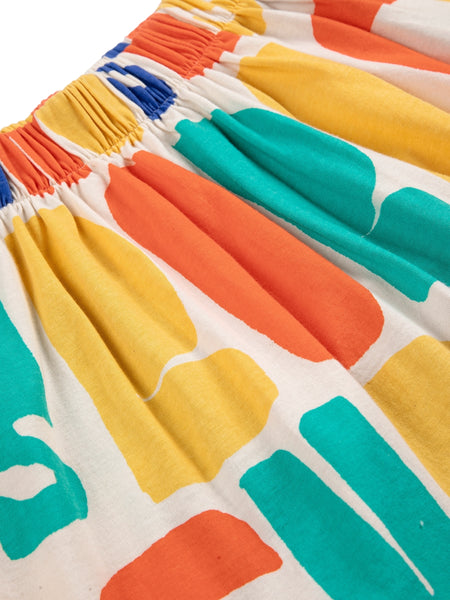 Gonna con stampa logo multicolor per neonata e bambina Bobo Choses B126AC146 UNI 