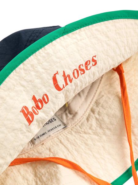 Cappello alla pescatora multicolor per neonato e bambino Bobo Choses B126AI022 UNI 