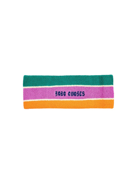 Fascia multicolor in spugna con logo per bambini Bobo Choses B126AI026 UNI 