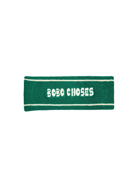 Fascia verde in spugna con logo per bambini Bobo Choses B126AI048 UNI 
